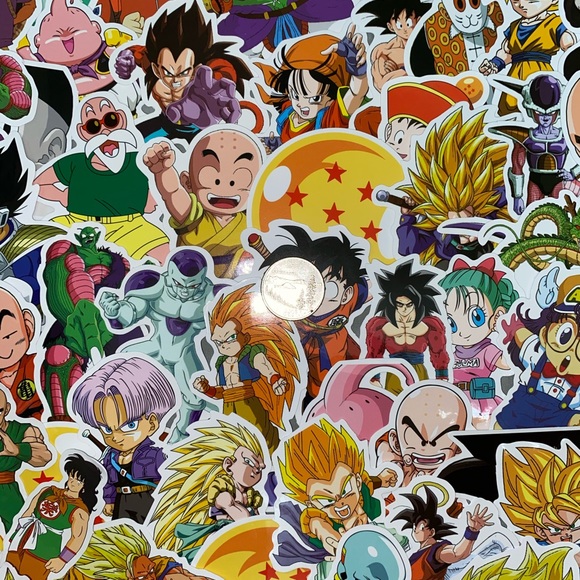 50 Dragon Ball Z Stickers - Picture 2 of 2